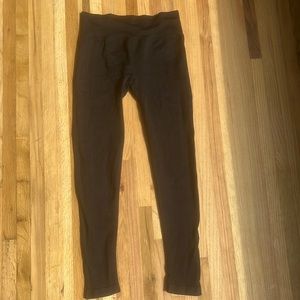 Forever 21 Black Ribbed Leggings